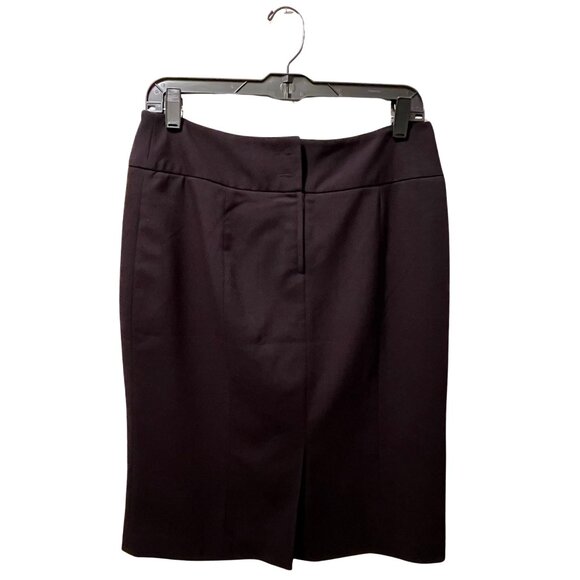 H&M Black Pencil Skirt w/ Zipper and Button Closure, Size 8 - Picture 2 of 4